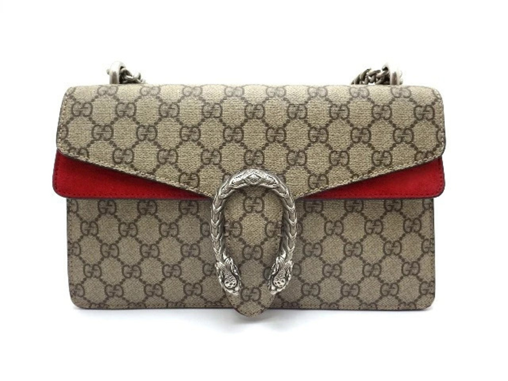Gucci Dionysus Shoulder Bag GG Supreme Canvas
